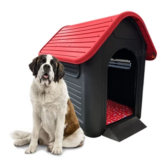 Casinha Cachorro Plástica Número 9 + Colchão