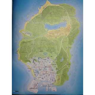 MAPA GTA 5 PS3 e PS4