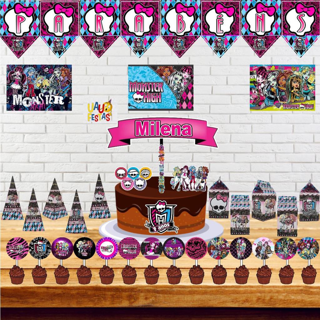 Kit Festa Só um Bolinho - Monster High