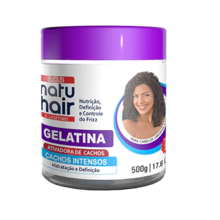 Gelatina Ativadora de cachos Cachos Intensos Natuhair SOS 500g
