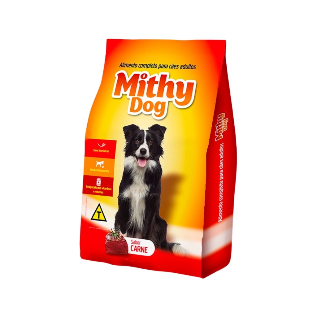 Ração Mithy Dog Para Cães Adultos Sabor Carne - 15kg | Shopee Brasil