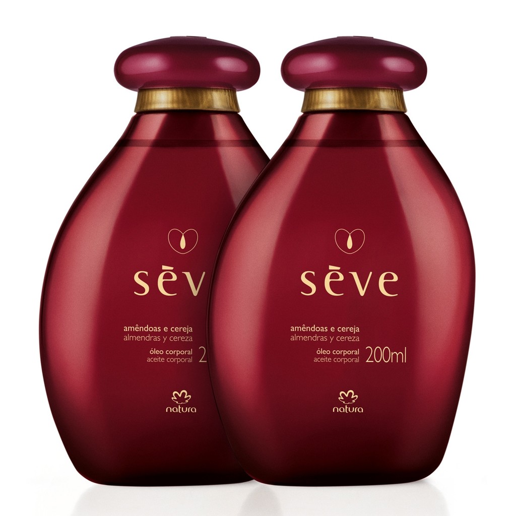 Kit Óleo Corporal Sève Amêndoas e Flor de Ameixa 200ml (2 Unidades ...