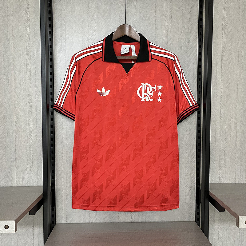Retro camisa de futebol FO moletom masculino vermelho edição especial