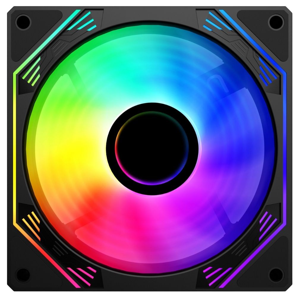 Fan Cooler Led Rgb 12x12cm Adicional Para Gabinete Hayom Gb1796