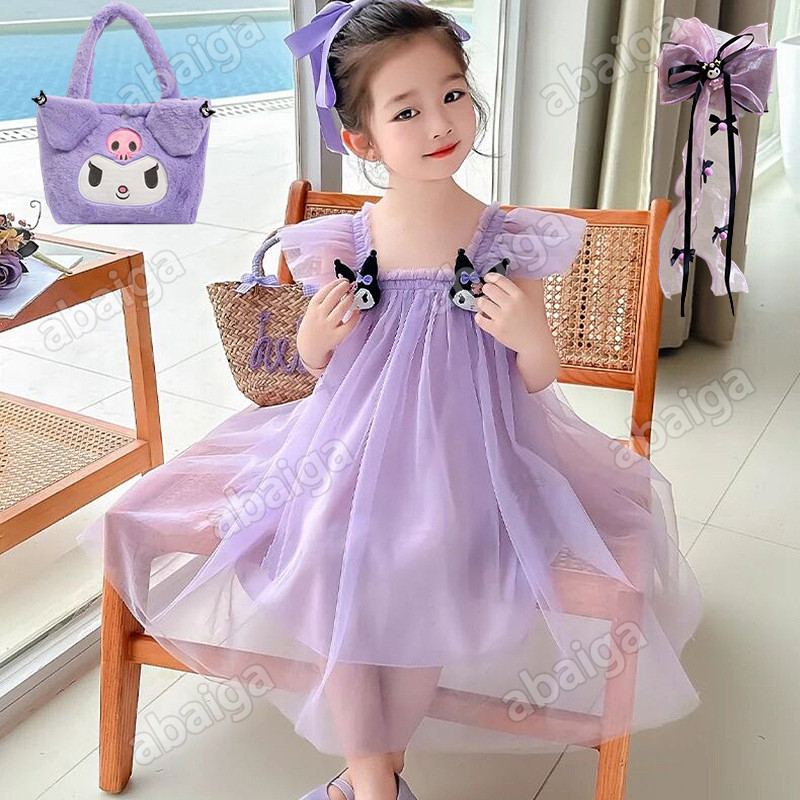 Kuromi My Melody Hello Kitty Vestido Casual Para Crianças , Lindo De ...