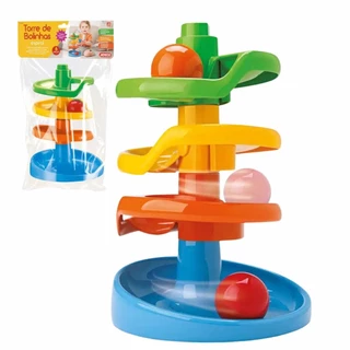 Brinquedo Torre de Bolinhas Espiral Joy.Co 965 - Bambola