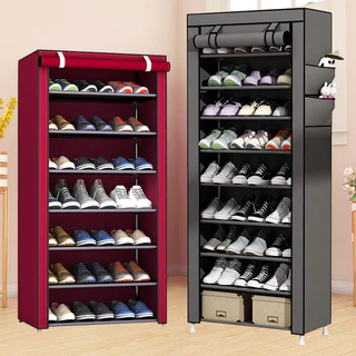 Sapateira com 7 Prateleiras para Organizar Sapatos Calçados Chinelos Roupas Objetos 24 Pares