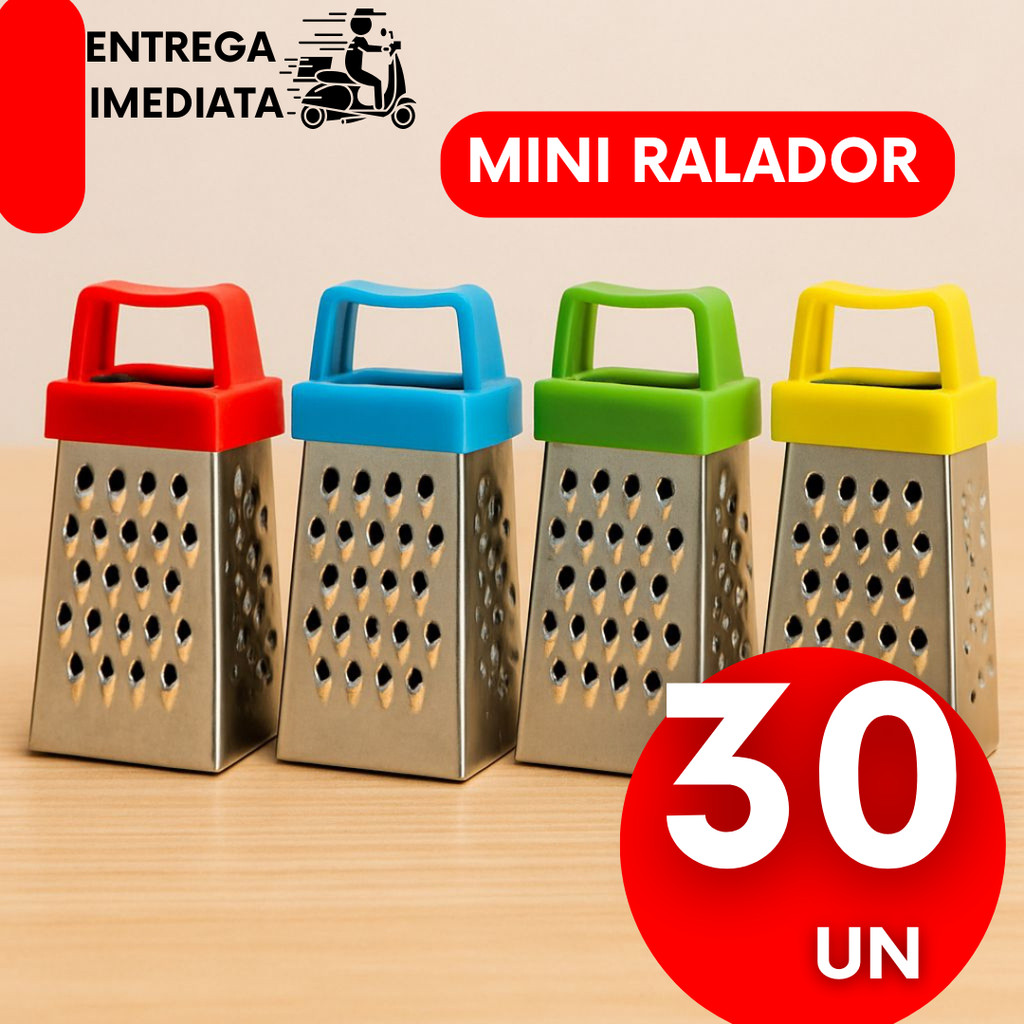 KIT 30 Mini Ralador Inox Ideal Para Lembrancinhas Multifuncional Rala ...