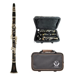 Clarinete Eagle Cl04n Sib 17 Chaves Estojo Luxo Clarineta em Oferta na Shopee