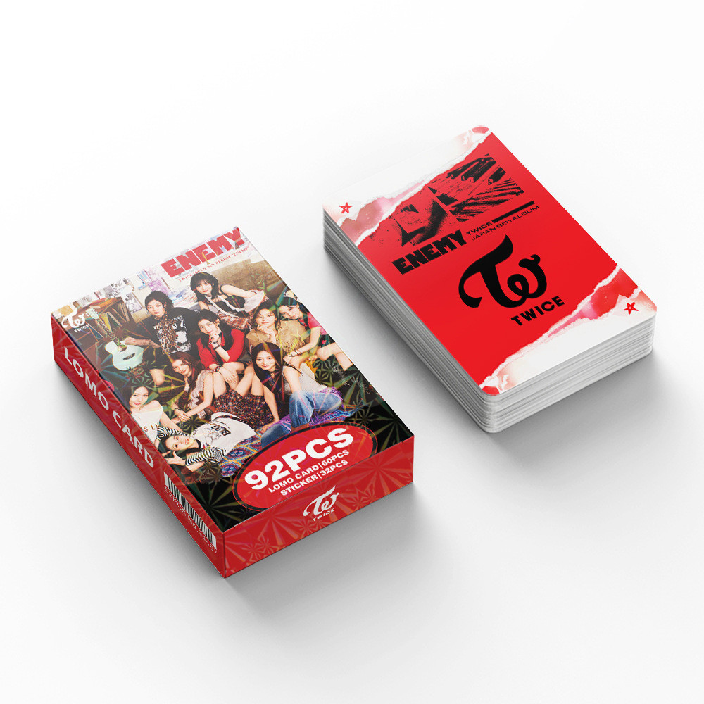 KPOP 92pcs/box TWICE Photocards ENEMY KPOP LOMO Card Collection