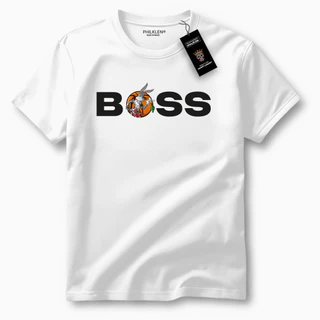 Camiseta Masculina de Algodão Camisa Estampada Boss Camisa Qualidade Premium - Philklen-10509