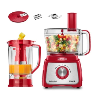 Multiprocessador Turbo Chef 5 em 1 Mondial MPN-01 220V 1000W em Oferta na Shopee