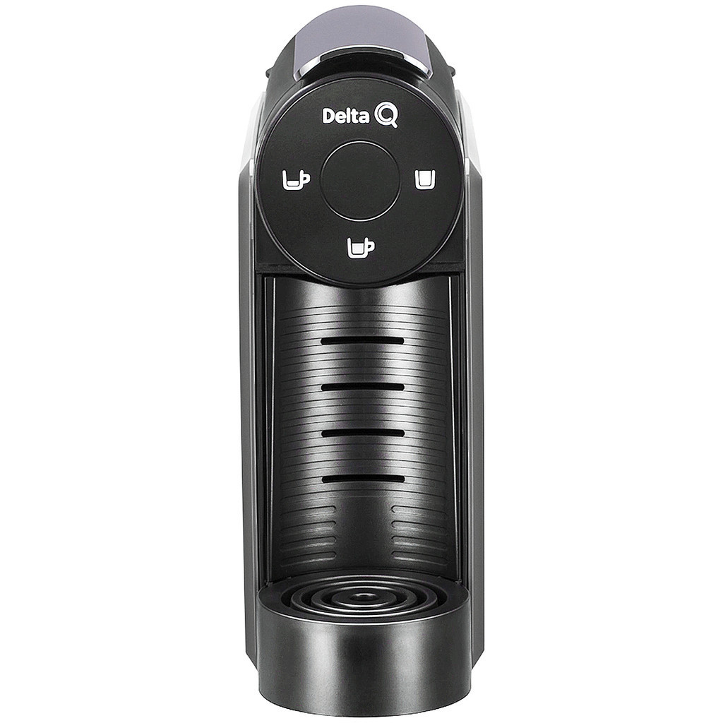 Máquina Cafeteira Elétrica Delta Q Cápsula Café Expresso MiniQool Cinza - 127V