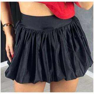 Saia Alice Balonê Moda Gringa Versátil Blogueira