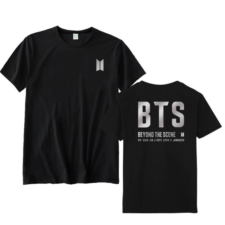 Camiseta 100% Algodão 30.1 KPOP BTS Love Yourself World Tour Moda