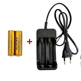 Carregador Tublo Bateria 18650 3.7v/4.2v Lanterna 6800mAh