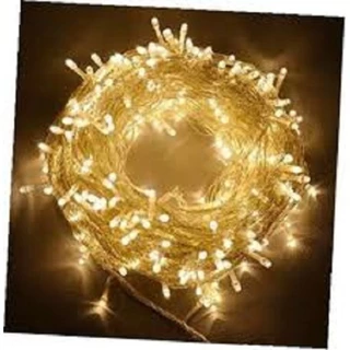 Pisca-Pisca Led 100 Leds branco quente Para Decoração De Festa / Natal 9 metros -110v ou 220v