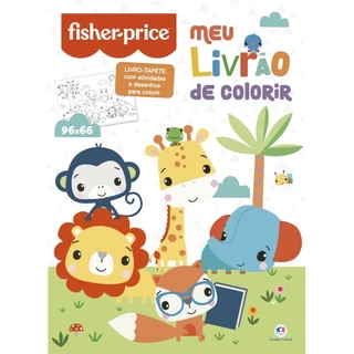 Livro tapete Fisher-Price - Meu livrão de colorir