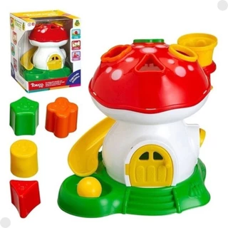 Brinquedo Didático Cogumelo Tchuco Baby 0217 Samba