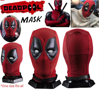 Marvel Deadpool Wade Winston Wilson Cosplay Máscara Completa Capacete De Malha Respirável Para Festas De Halloween
