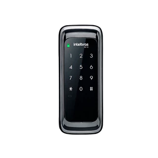Fechadura Digital De Sobrepor Intelbras Fr 101 Alta Segurança Cor Preto