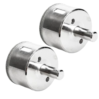 2 BROCAS DIAMANTADA 42MM SERRA COPO VIDRO CERAMICA
