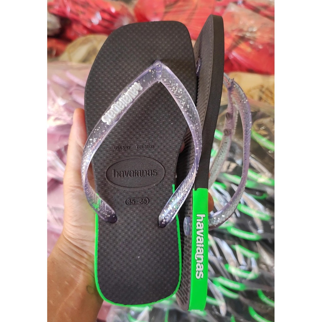 Chinelo Feminino Brasileirinha Quadrado Barato Lançamento