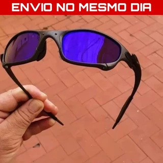 Óculos Juju Metal 24k Grafite Lente Vermelho Azul Várias Cores Desenho Lupa