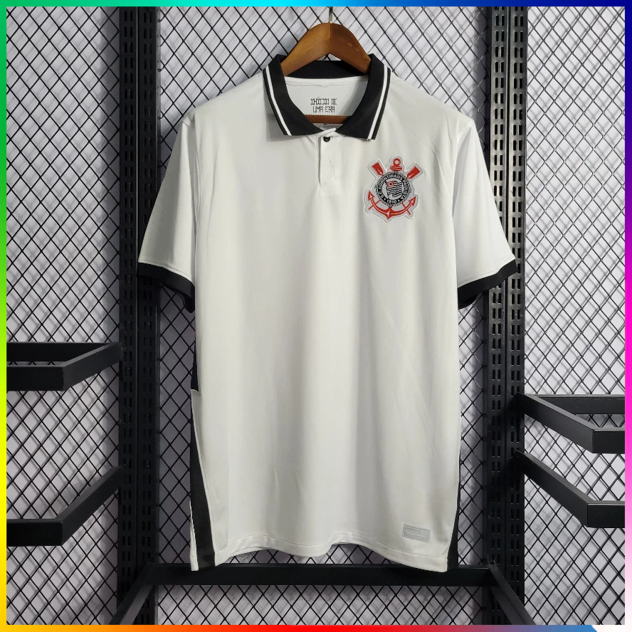 Camiseta de time Corinthians polo Branca 20 21 Camisa De Futebol Home