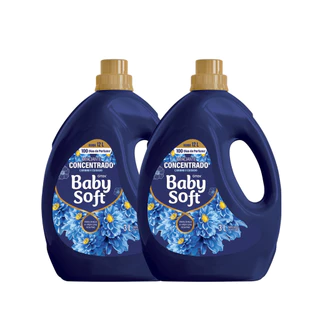 Kit 2 Amaciantes Concentrados Baby Soft Carinho e Cuidado - 3l