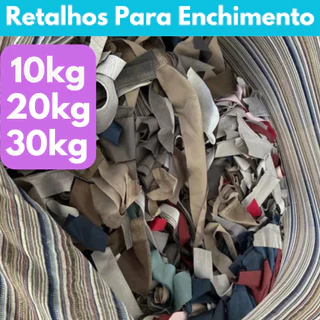 Saco Retalho De Tecidos 10kg 20kg 30kg Para Enchimento De Almofadas Saco de Pancada Puffs
