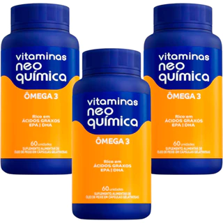 Suplemento Alimentar de Ômega 3 Vitaminas Neo Quimica 60 Cápsulas em Oferta na Shopee