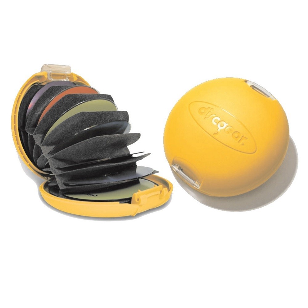 Porta CD e DVD Discgear Discus Amarelo - Cap 20 Unidades | Shopee Brasil