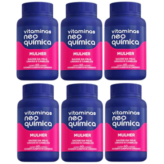 Kit 6 Vitamina Mulher 60 Cápsulas - Neo Química