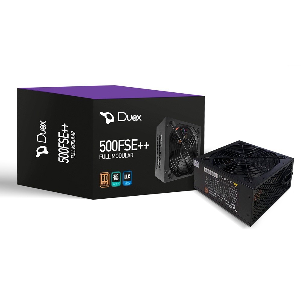 Fonte Duex DX500FSE++ 80 Plus Modular 500W Bivolt