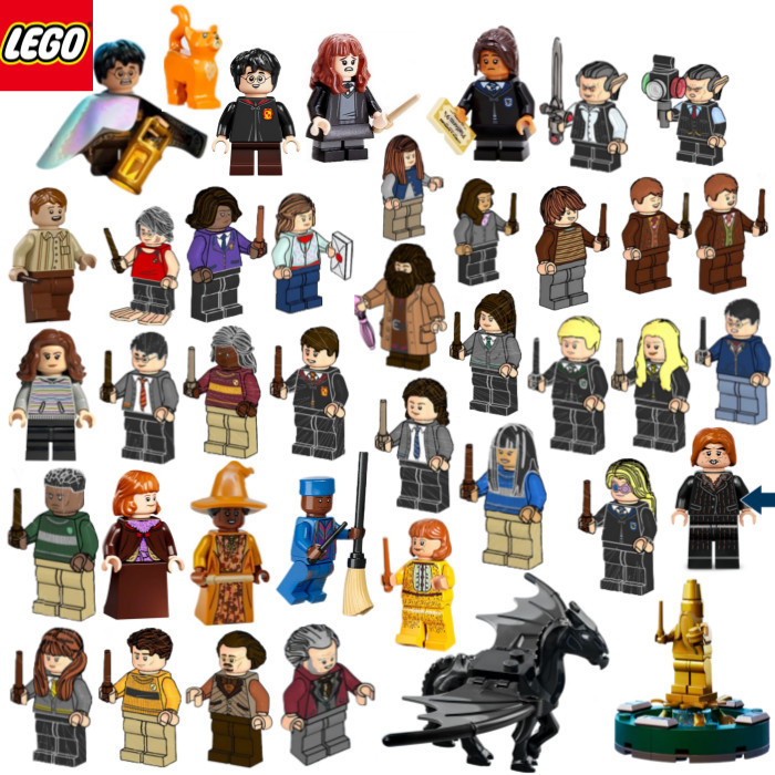 LEGO Lego Harry Potter Animais Hermione Ron Molly Raven Ruheig Nights ...