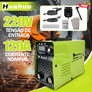 220V Inversor Profissional Máquina De Solda MMA-120 Mini digital ,