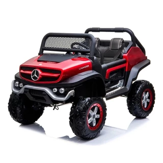 QUADRICICLO ELETRICO UTV MERCEDES UNIMOG 24V VERMELHO - IMPORTWAY