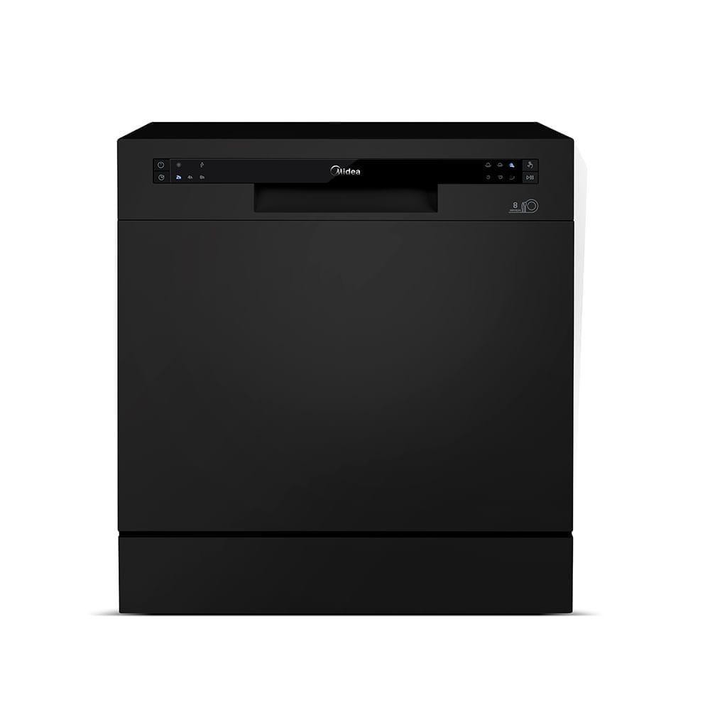 Lava Louças 8 Serviços Midea Cor Preta Dwa08p2 220v