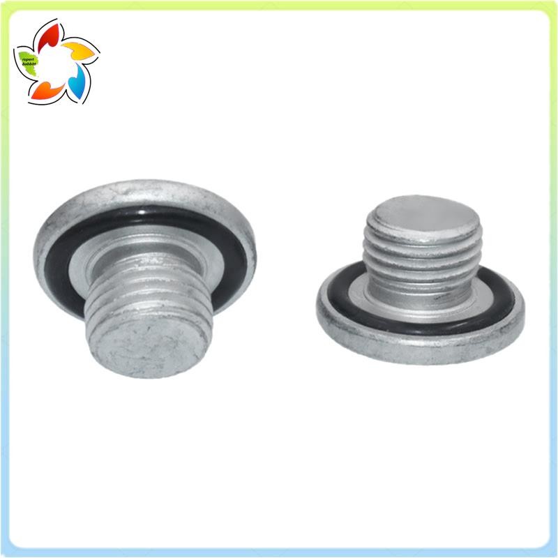 2 PCS Parafuso De Drenagem De Óleo Primer Peças Automotivas Alumínio ...
