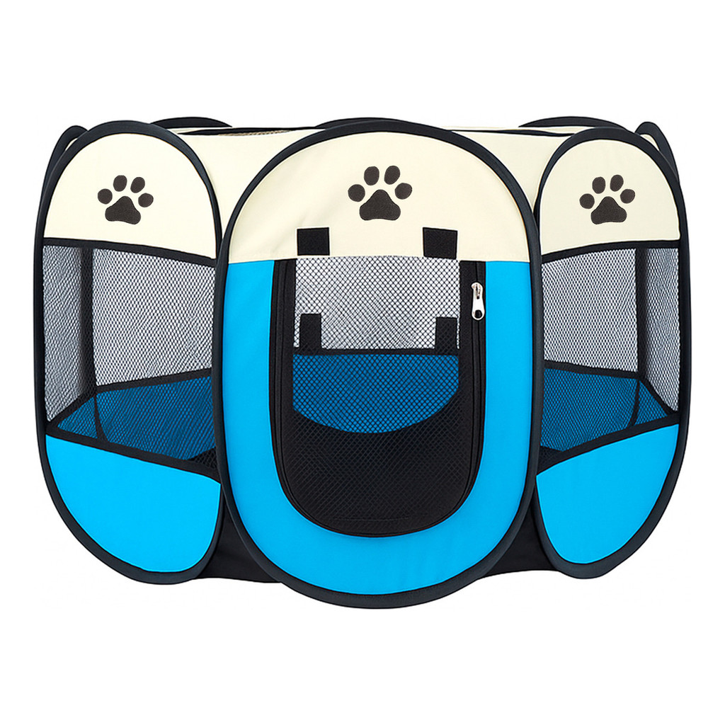 Cercado Pet Grande Casinha Dobrável Cachorros 80x80x57cm