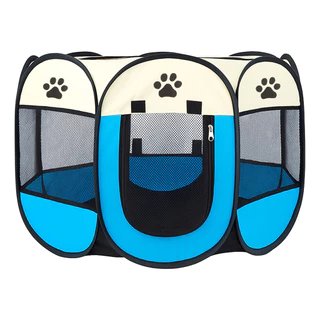 Cercado Pet Grande Casinha Dobrável Cachorros 80x80x57cm