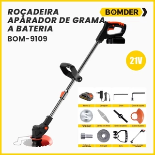 Rocadeira Aparador De Grama A 2 Bateria 12v