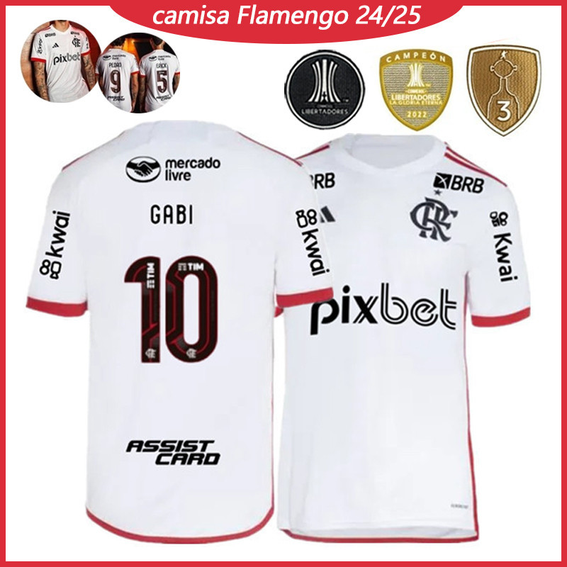 24-25 Camisa de Futebol FL Away Masculino patrocinador personalizado