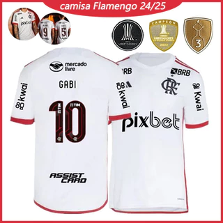 24-25 Camisa de Futebol FL Away Masculino patrocinador personalizado