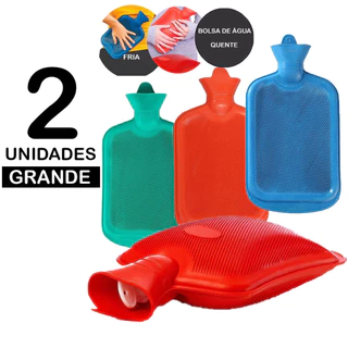 Bolsa KIT Grande Termica De Agua Quente Fria Compressa Cólica Dores