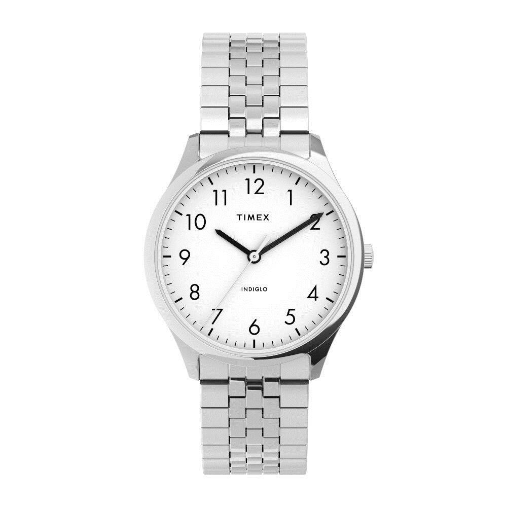 Relógio Timex Masculino Ref: Tw2u39900 Mola Prateado Easy Reader
