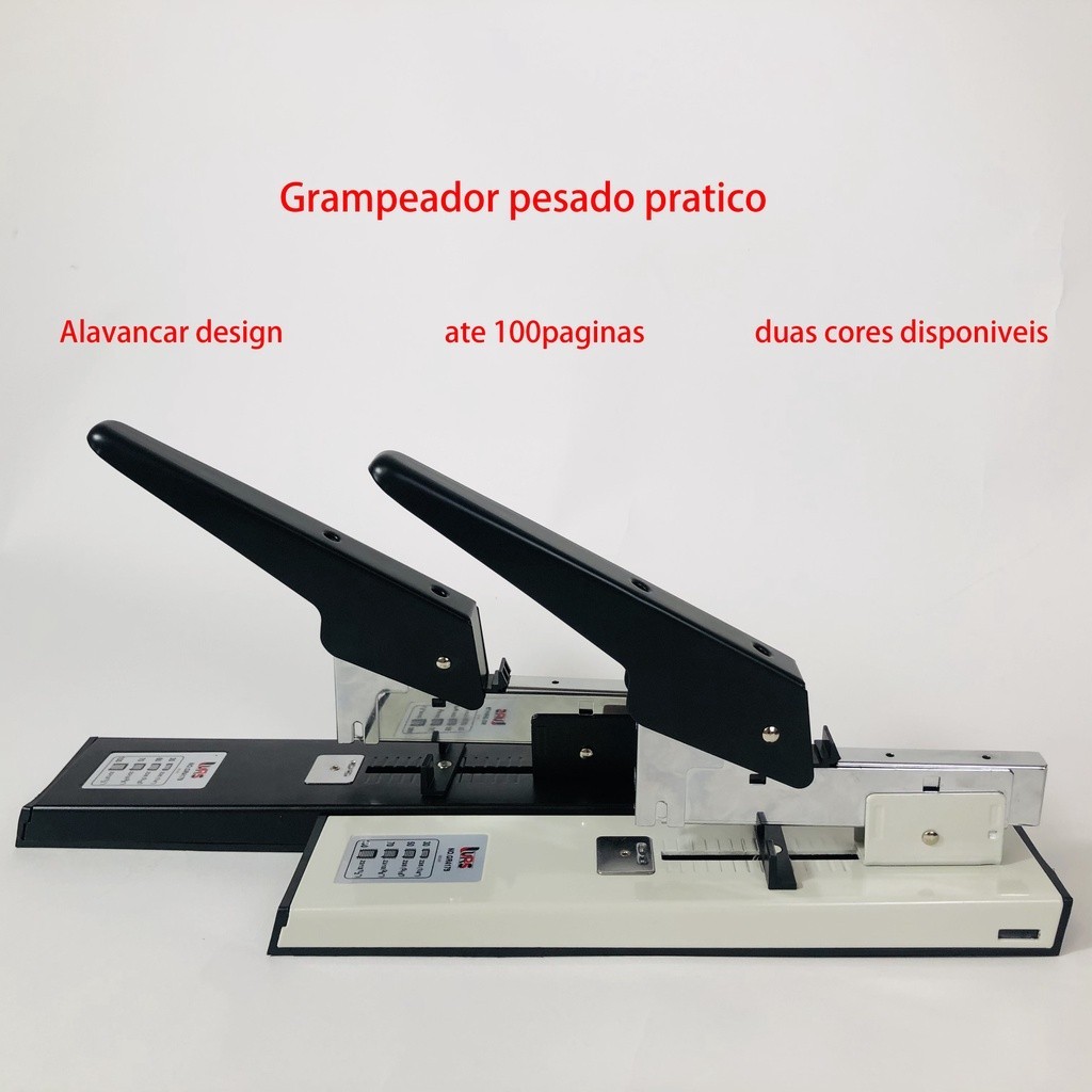 Grampeador Profissional até 100 folhas Tipo de grampo aplicável 23/6 23/8 23/10 23/13 Metal Durável de Alta Qualidade PR4179