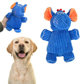 Brinquedo De Pelúcia Para Cachorro Pet Bichinho Com Apito Som Elefante
