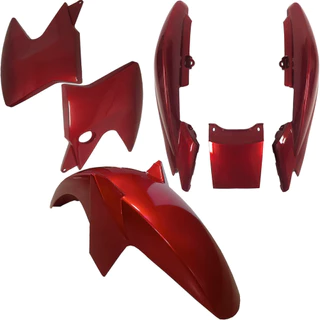KIT YBR FACTOR 125 2009 A 2012 - CARENAGEM PARALAMA ABA RABETA